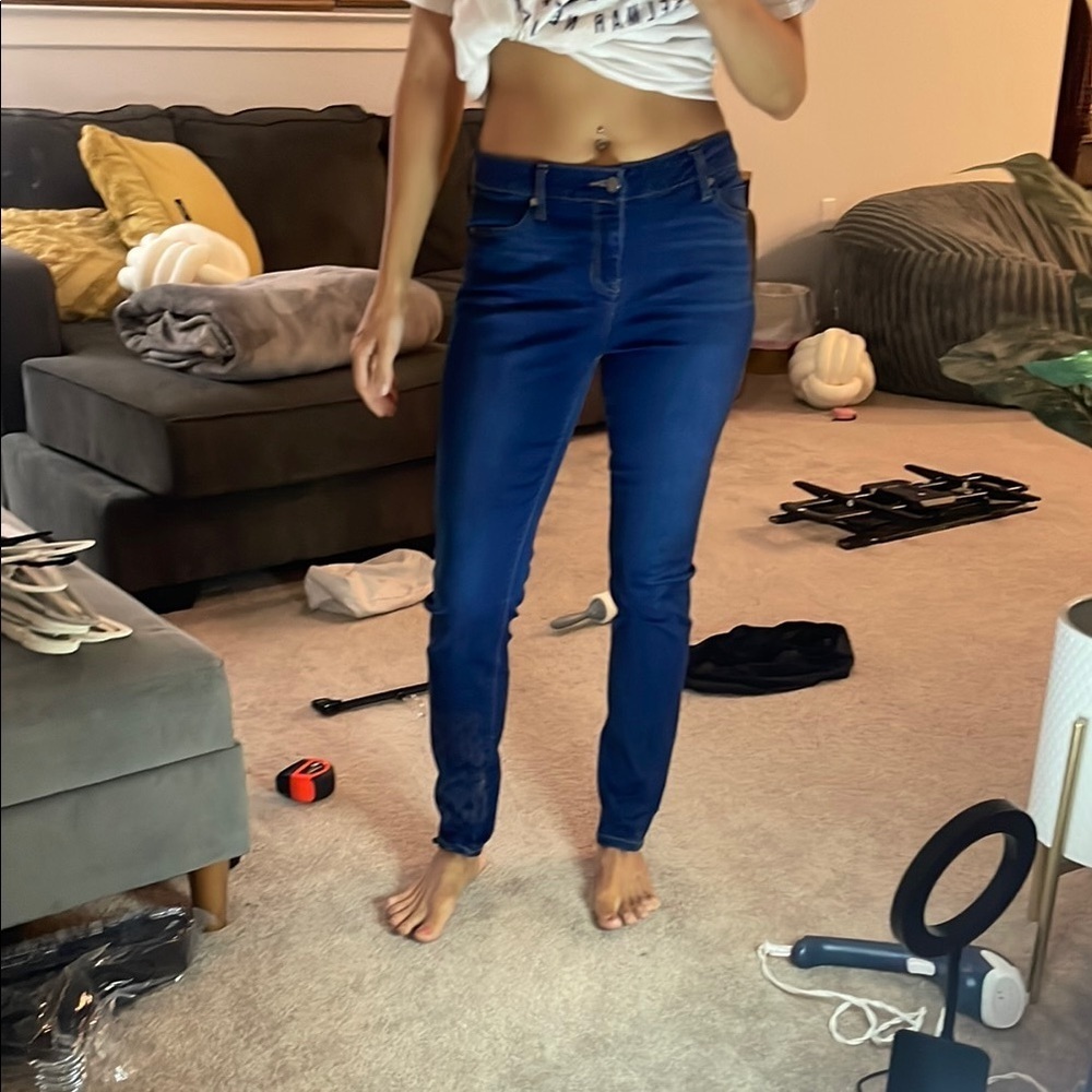 Liverpool Jeans Company Blue Skinny High-Waisted Jeans